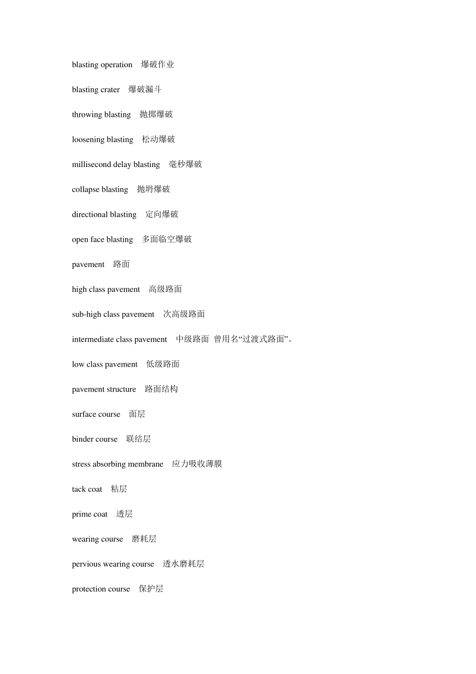 公路施工词汇(中英)_第3页