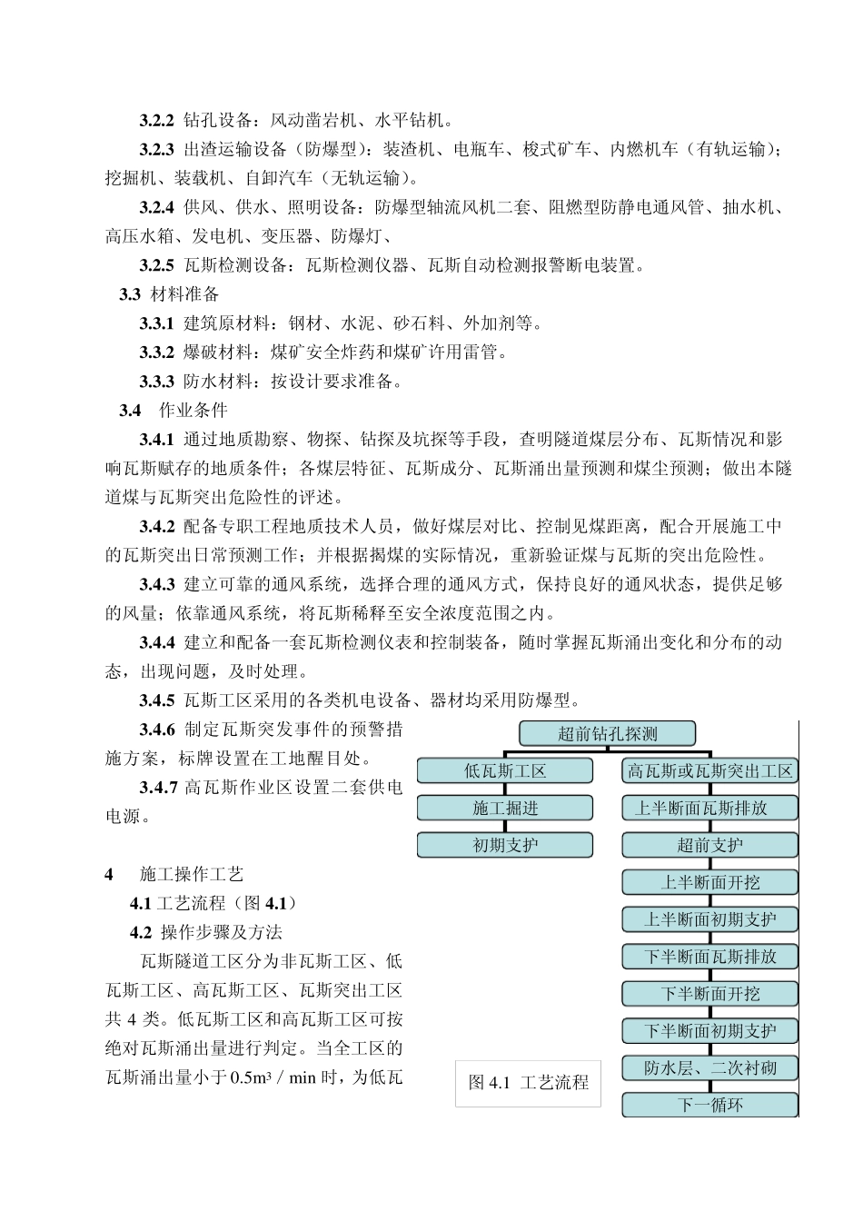 公路瓦斯隧道安全施工工艺标准_第2页