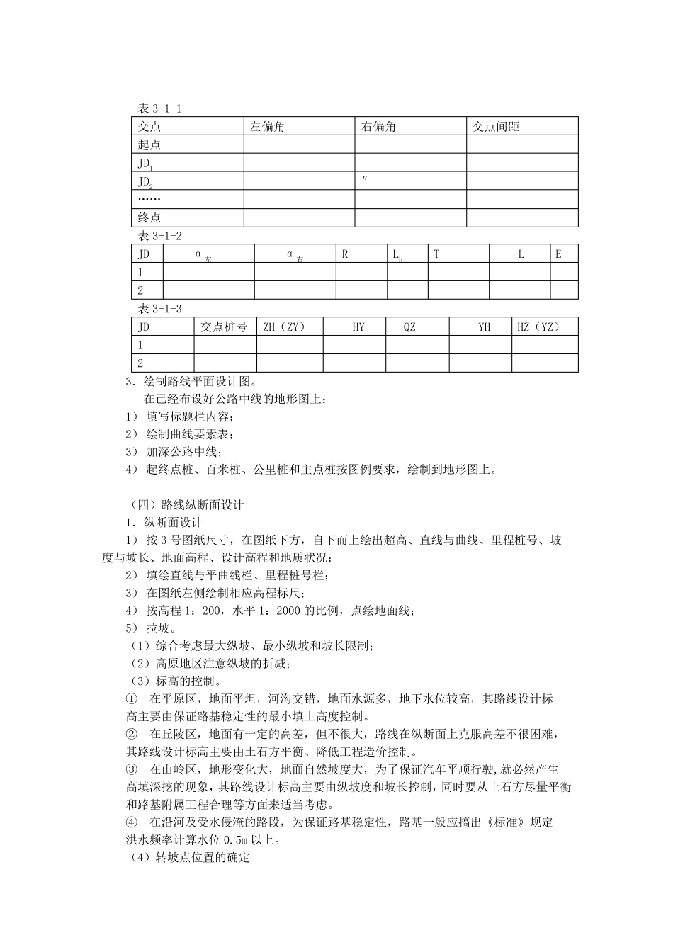 公路路线设计方法与详细步骤_第2页