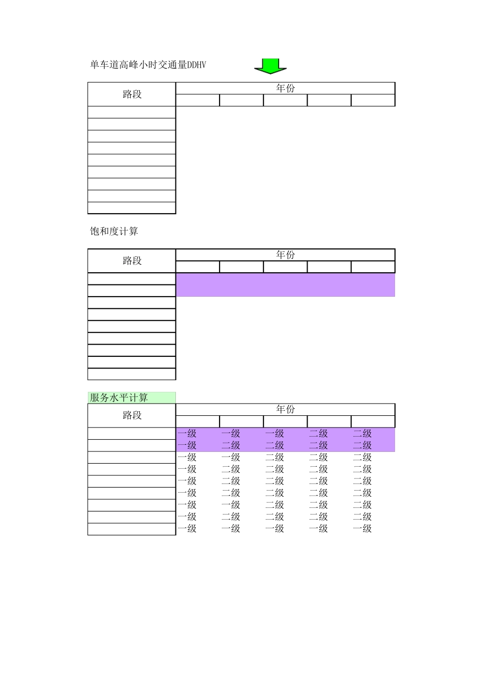 公路通行能力及车道数计算_第3页