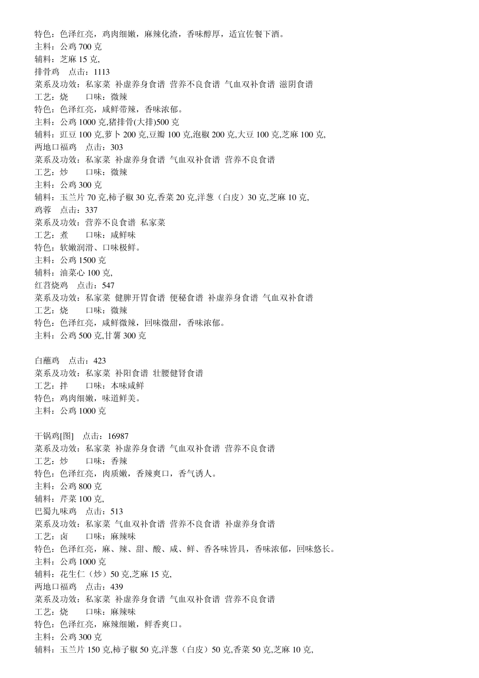 公鸡菜谱大全_第3页