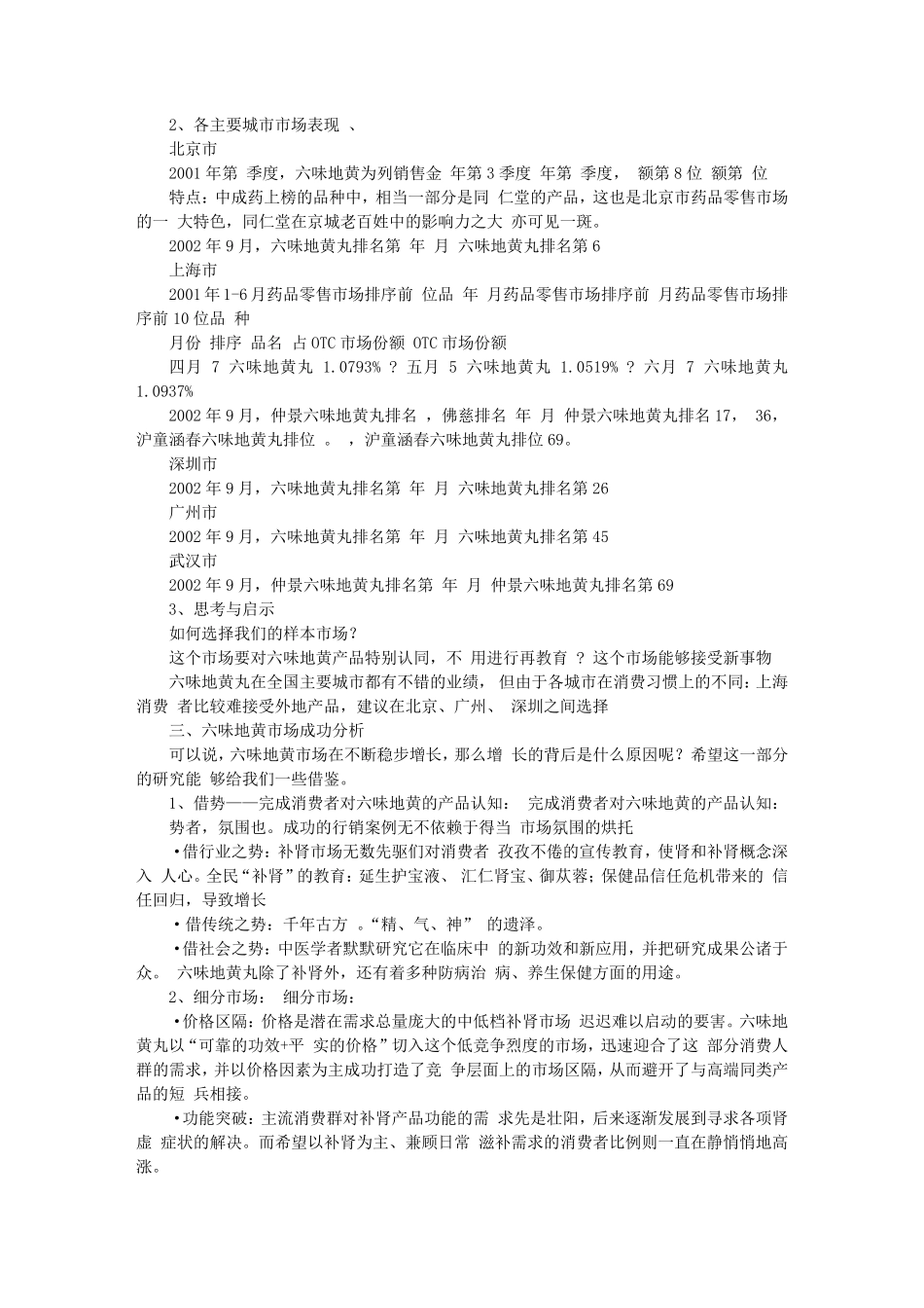 六味地黄丸营销策划_第3页