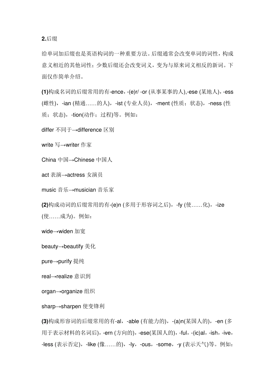 六大英语构词法详解_第2页