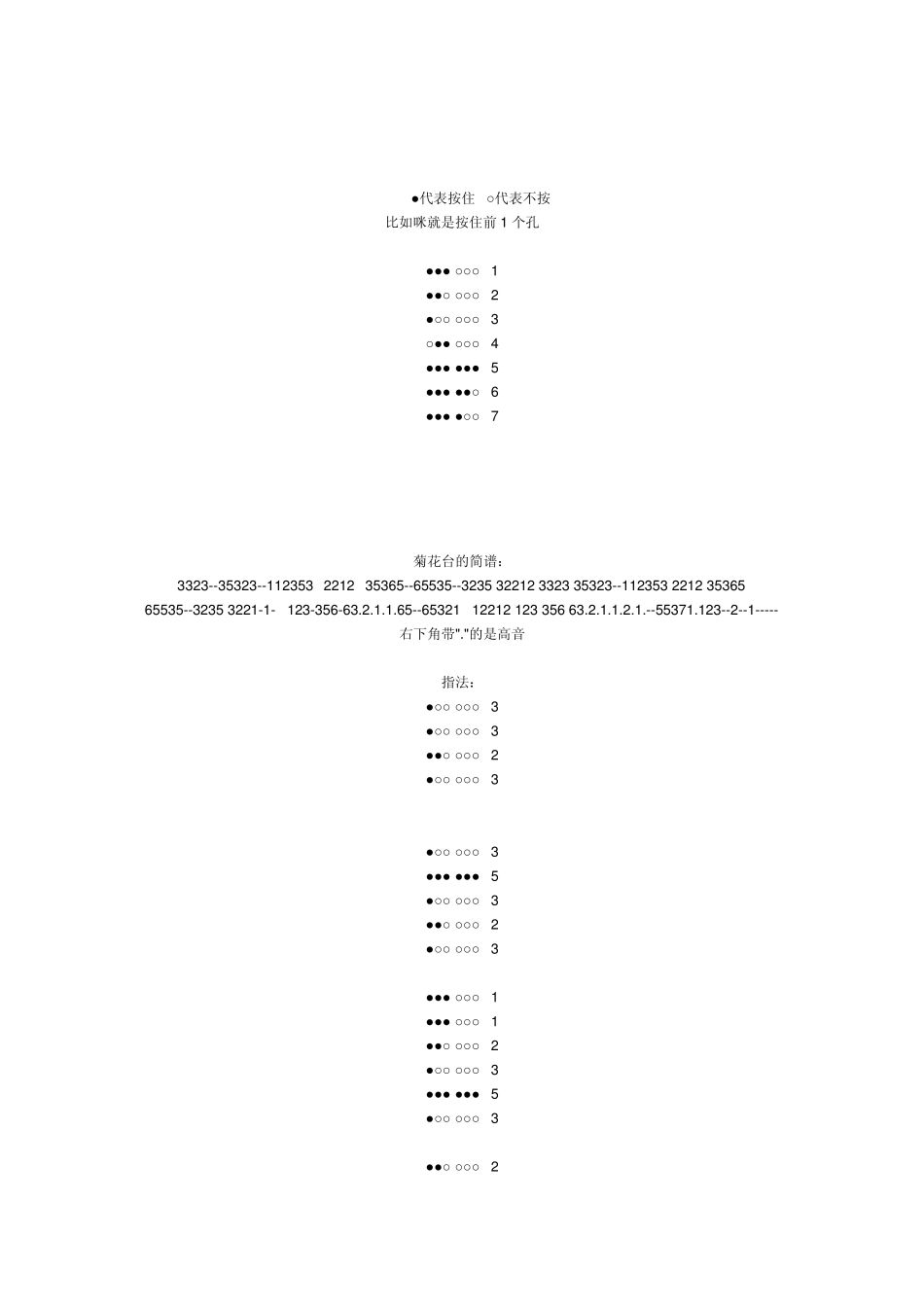 六孔竖笛音节_第2页