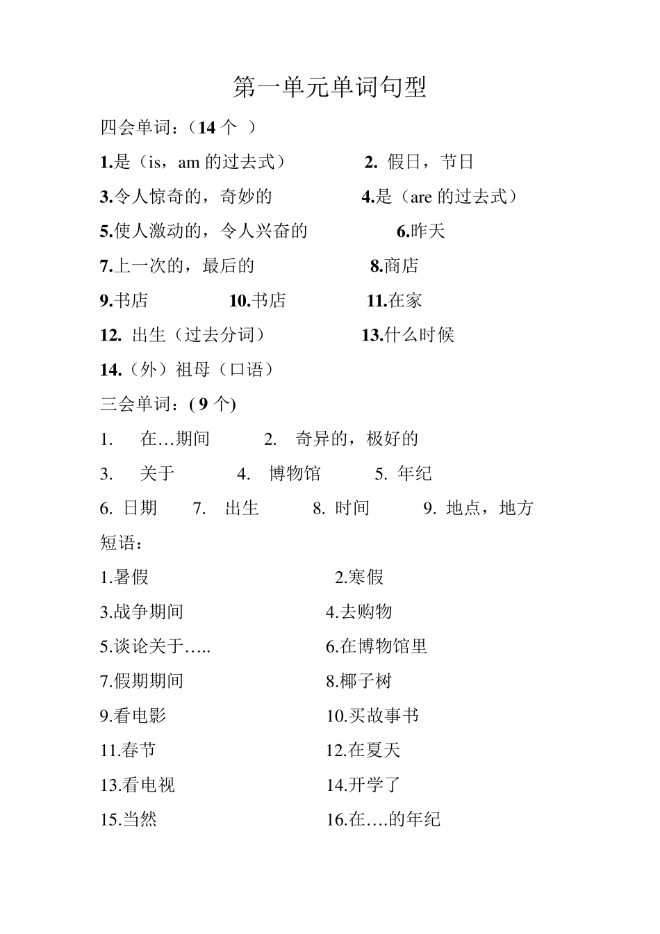 六年级下册英语单词_第3页