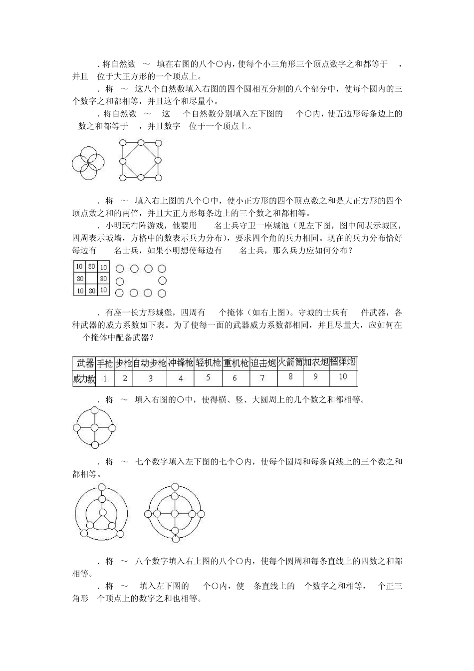 六年级奥数习题——数阵_第2页