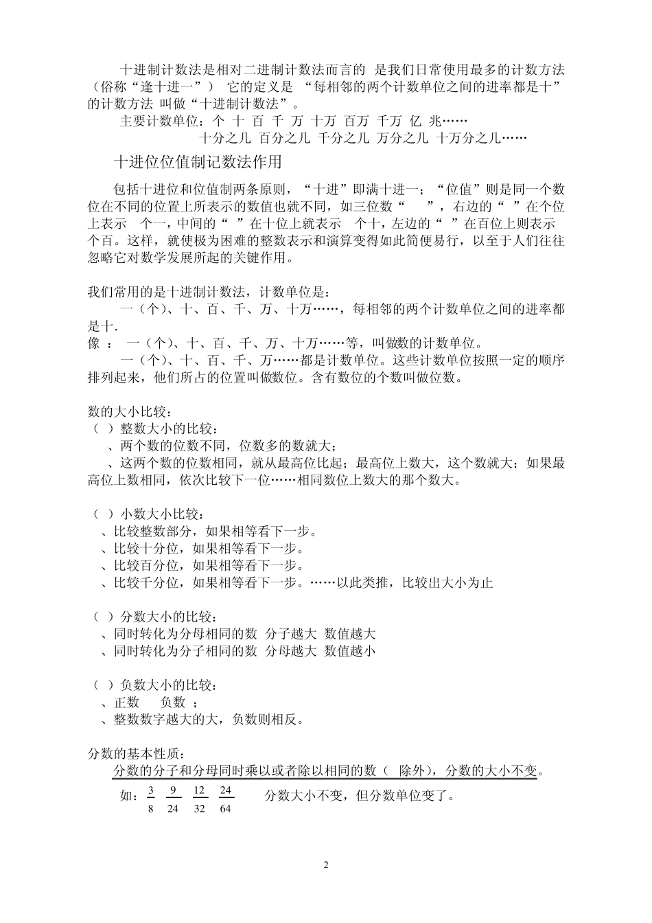 六年级总复习知识网络图_第2页