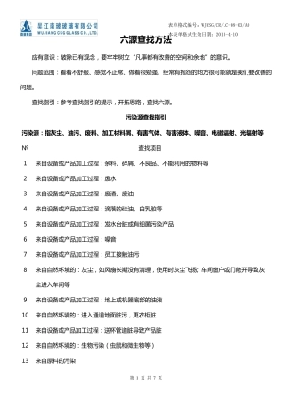 六源查找指引