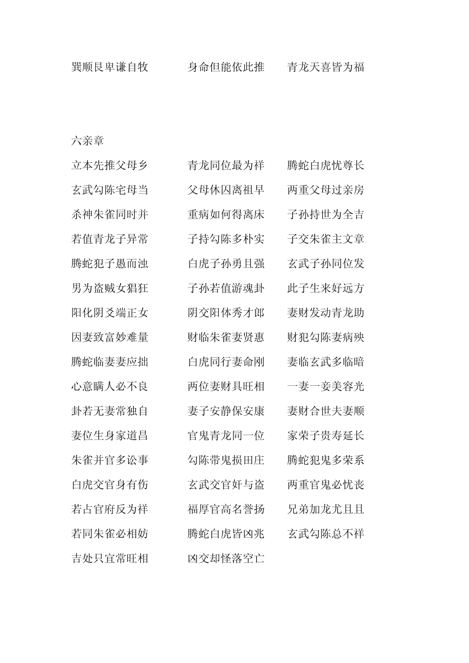 六爻断卦口诀Word文档_第3页