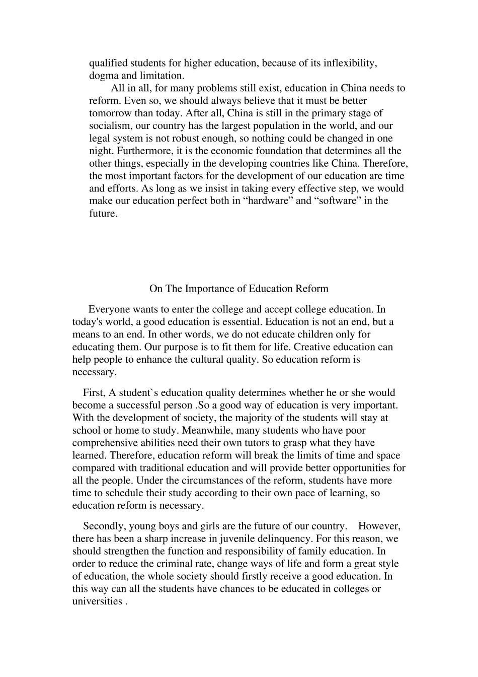 关于Education的优秀作文集_第3页