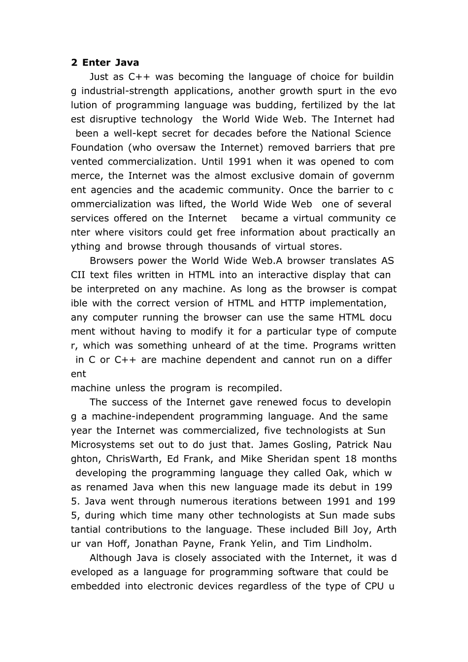 关于JAVA领域的外文翻译_第2页