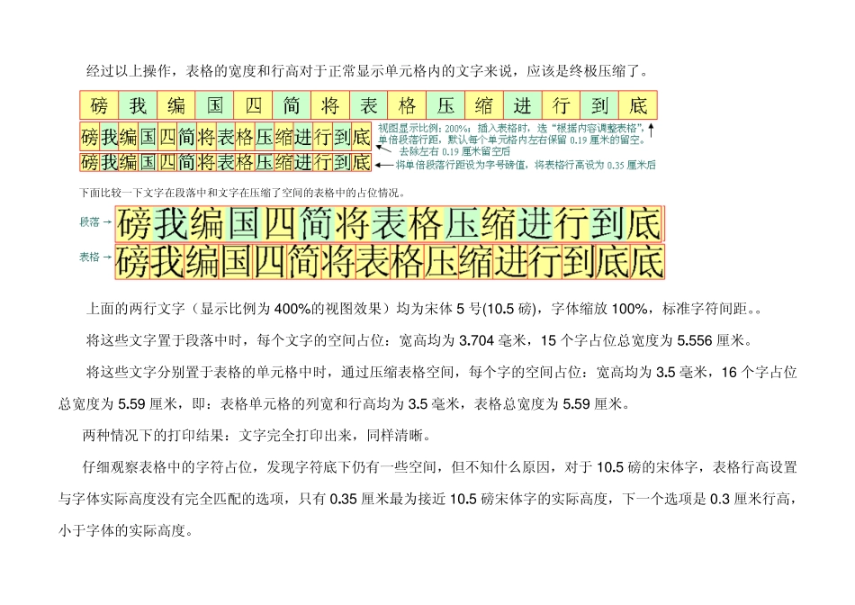 关于word文档中字体磅值与段落行距的关系_第3页