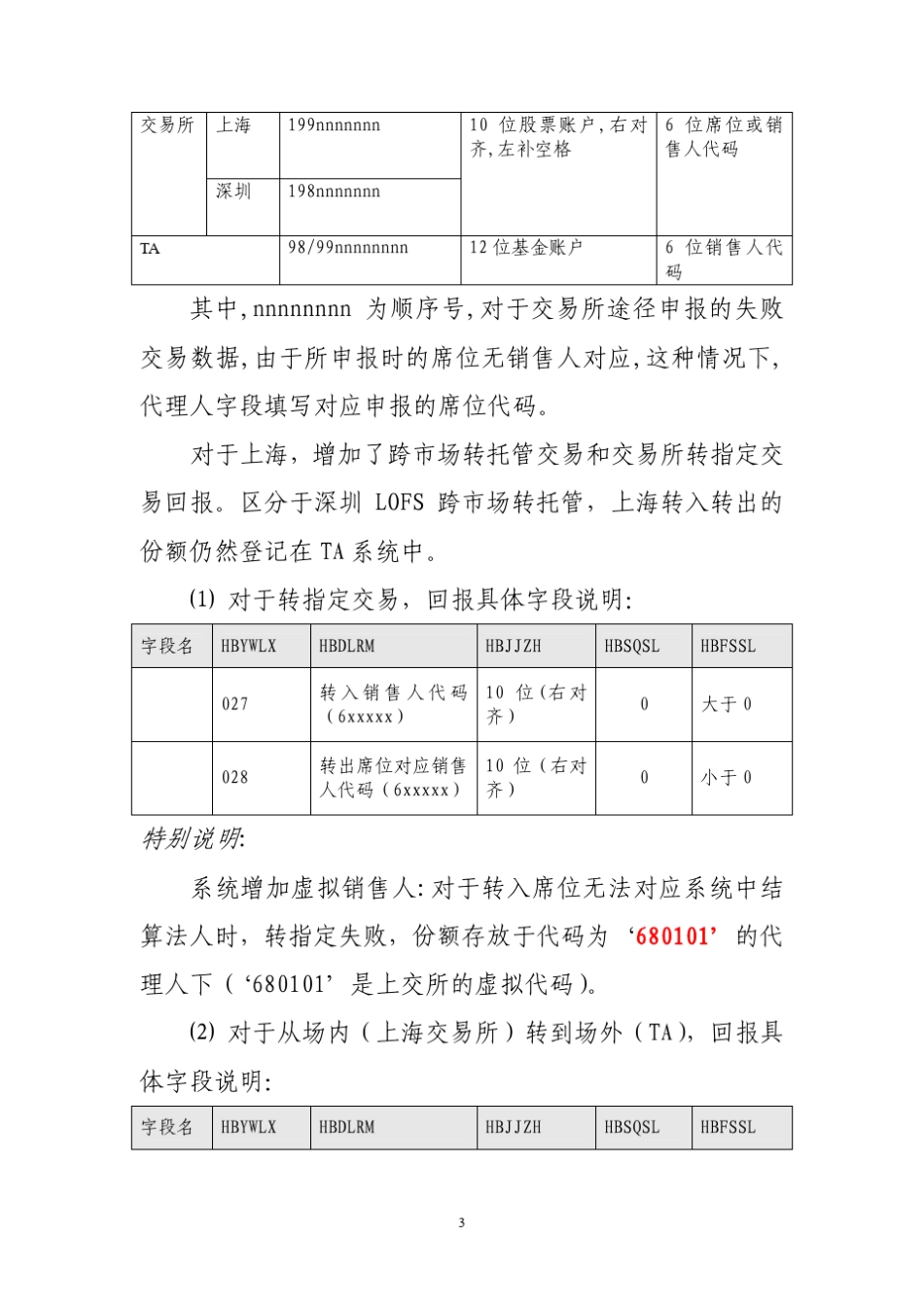 关于交易所开放式基金数据接口规范调整的说明_第3页