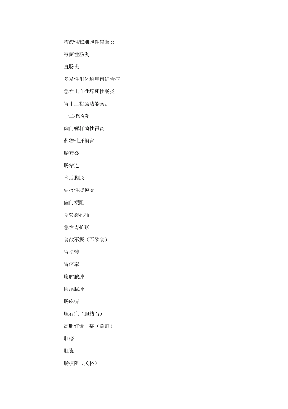 关于人体疾病种类统计_第2页