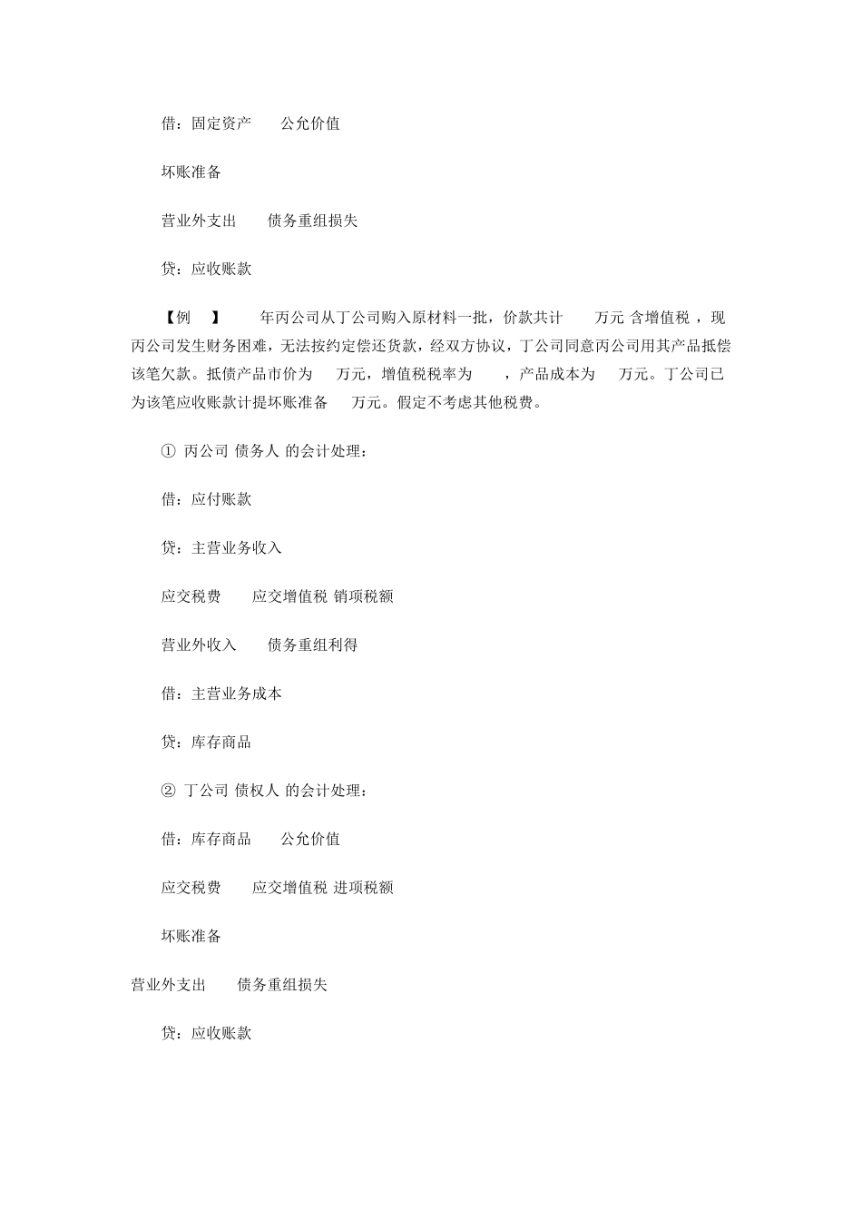 关于债务重组的账务处理_第3页