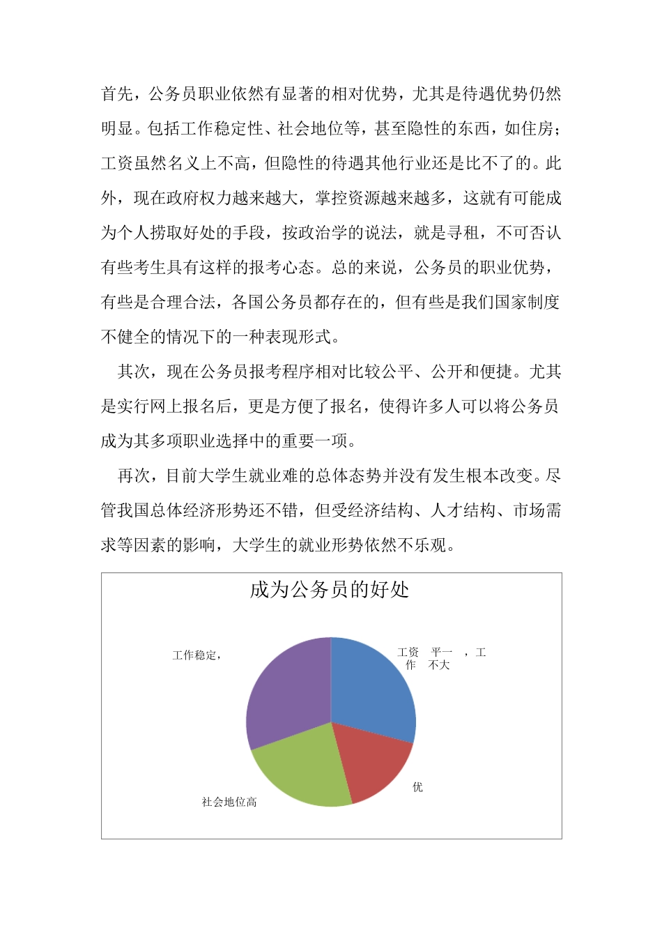 关于公务员现状的调查报告_第3页
