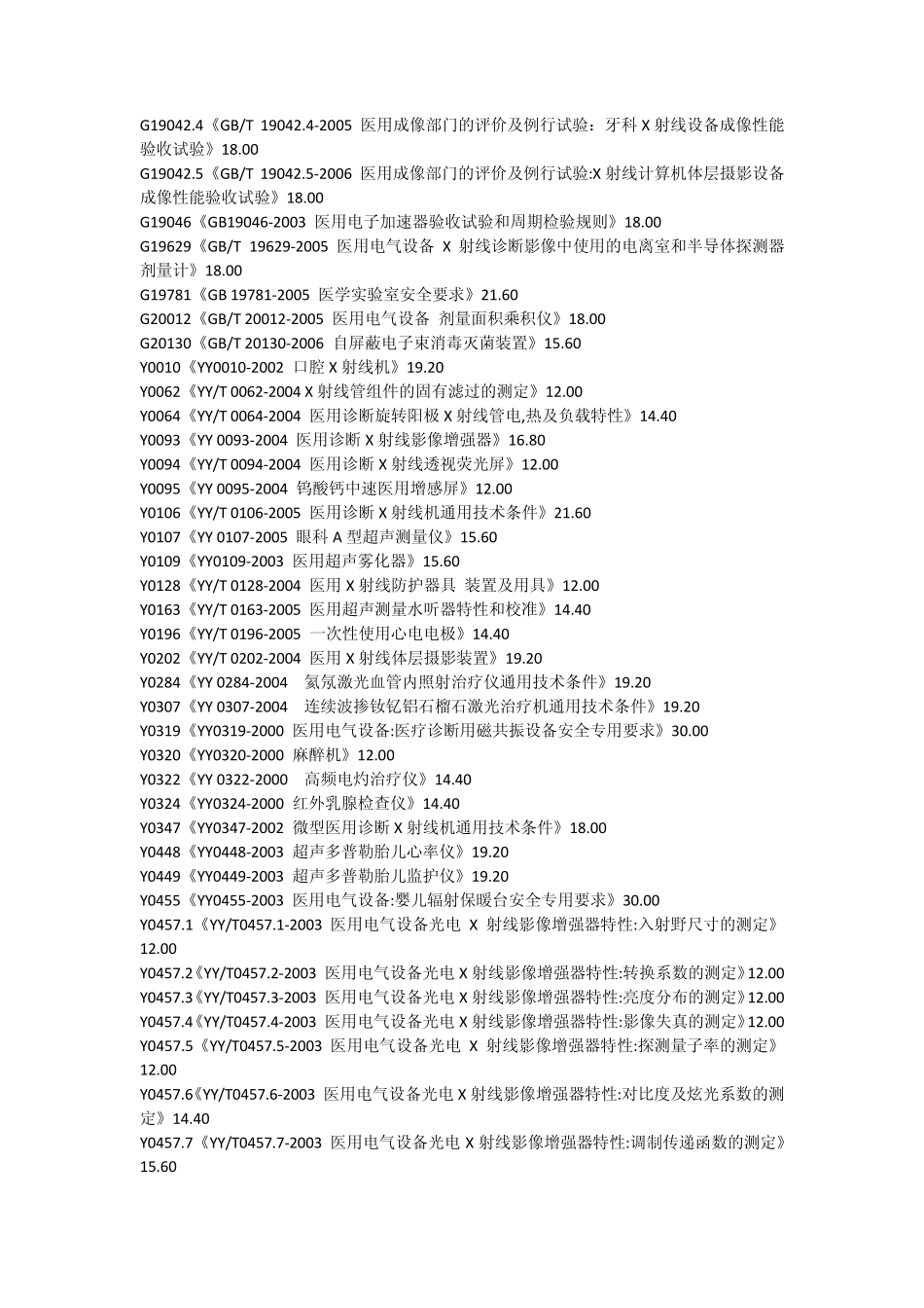 医用电气、医疗器械、制药设备、医用材料标准_第3页