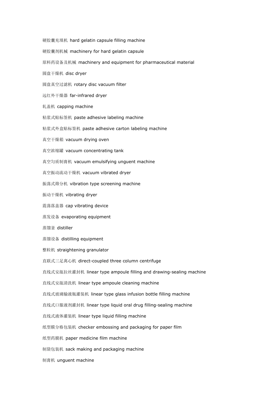 医疗器械专业英文词汇_第2页