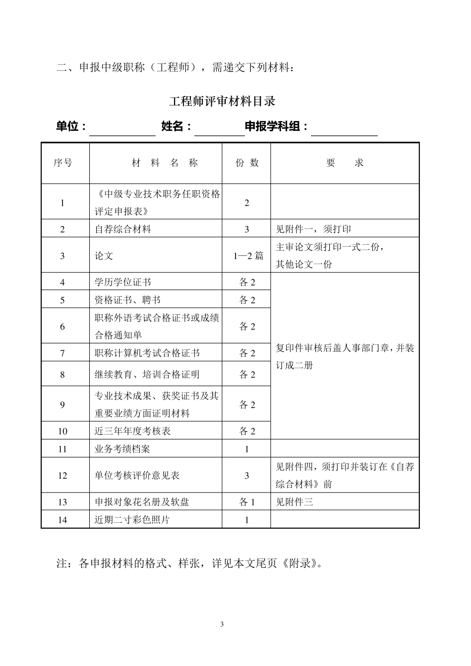 医疗器械工程系列职称申报指南_第3页