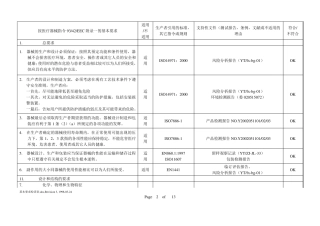 医疗器械指令附录基本要求