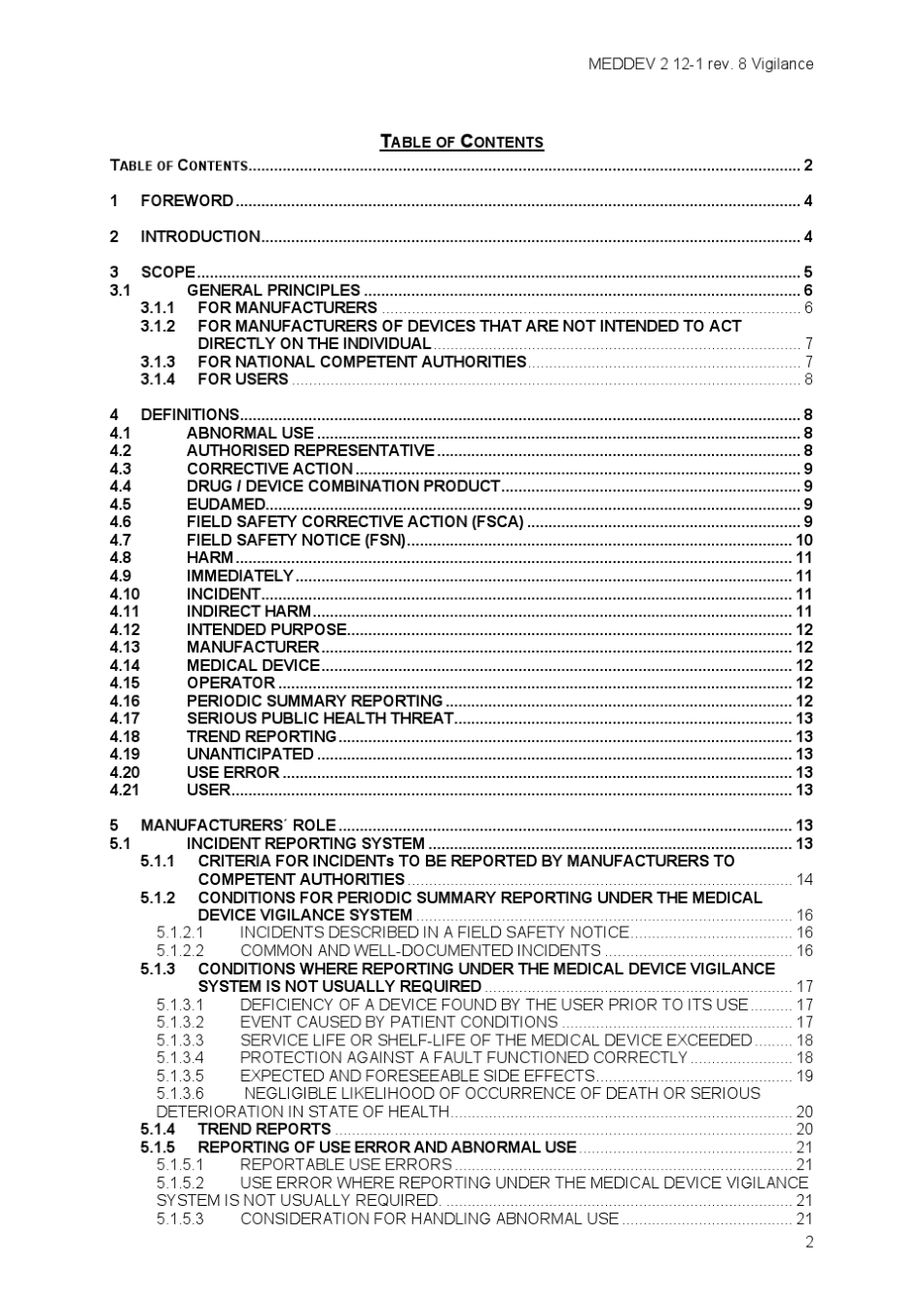 医疗器械警戒系统指南MEDDEV2.121REV.8January2013_第2页