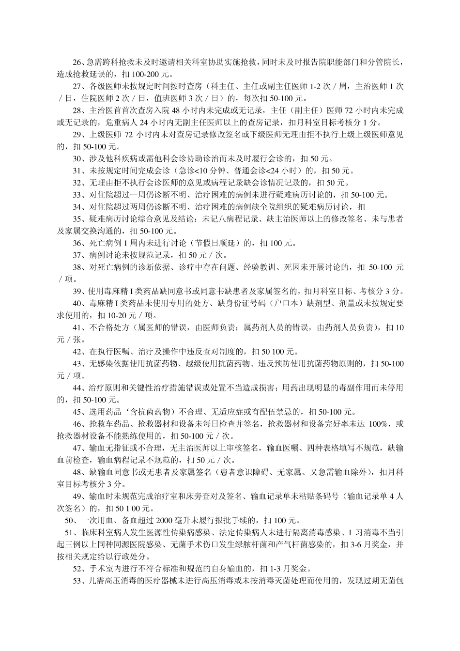 医疗质量管理奖励细则_第2页