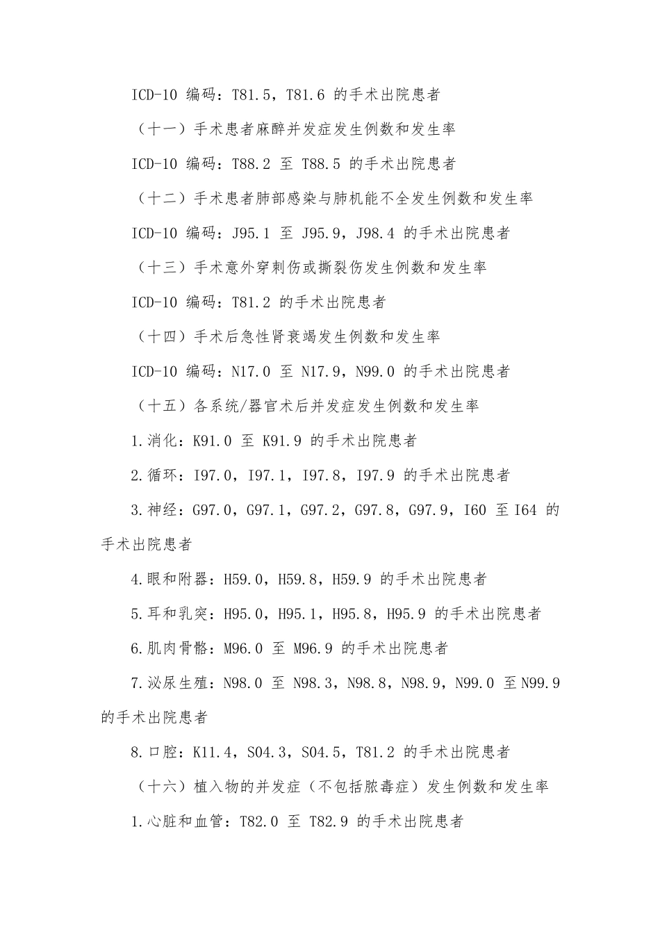 医疗质量管理相关指标体系_第3页