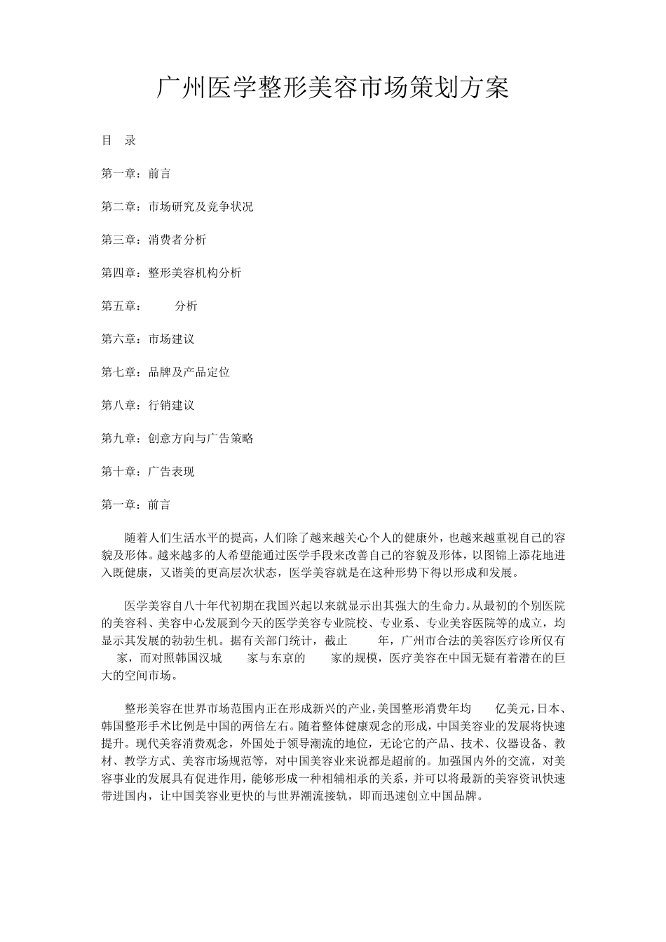 医美市场策划方案_第1页