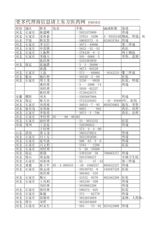 医药家园石家庄会代理商资料