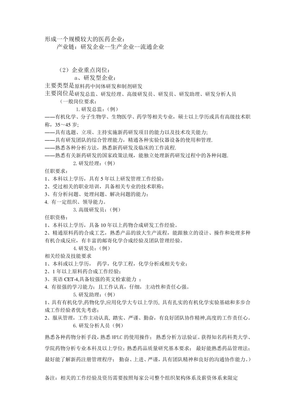 医药行业的组织架构简析_第2页