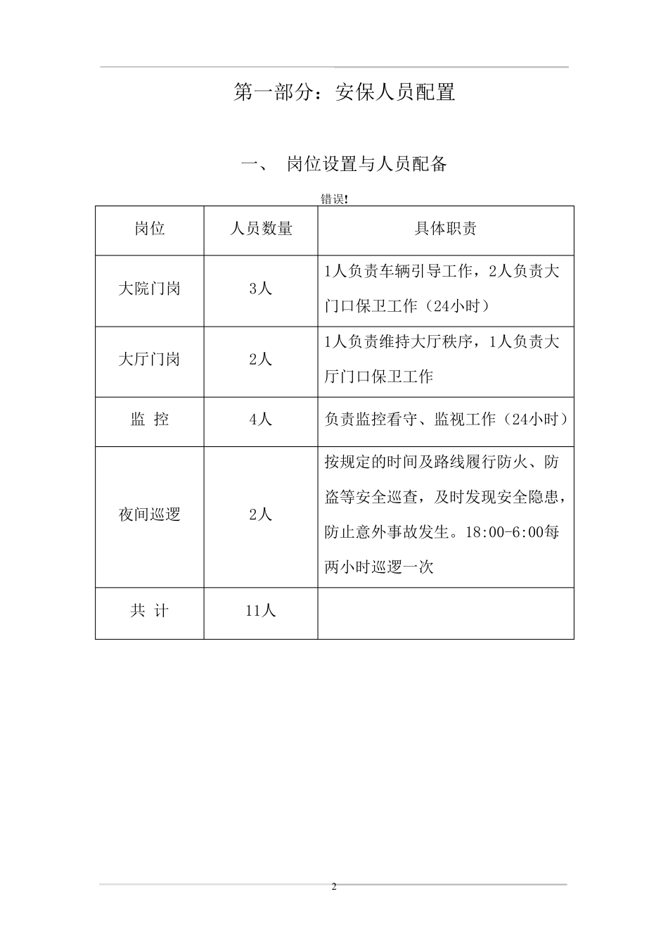 医院保安服务方案_第2页