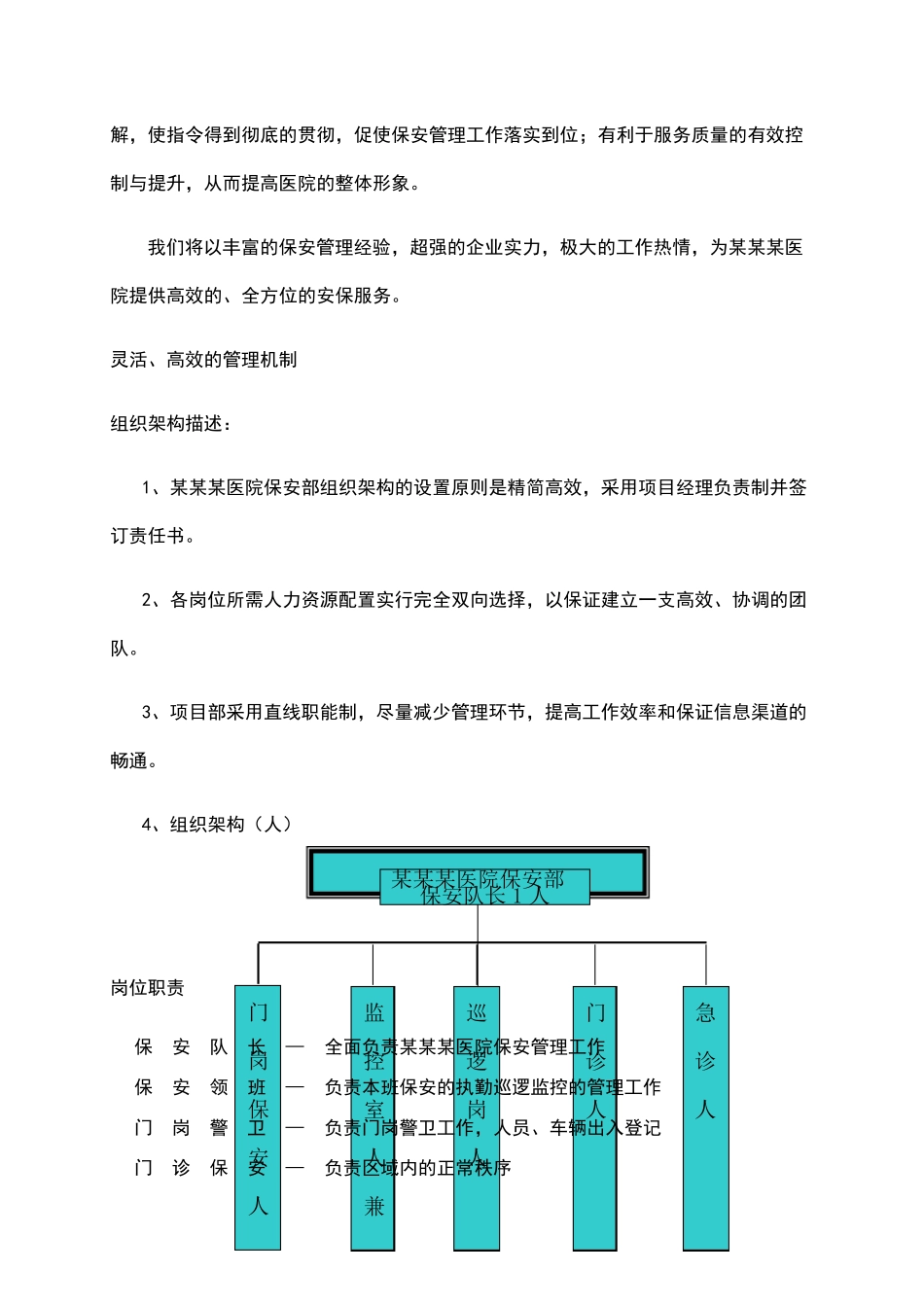 医院保安管理方案_第3页