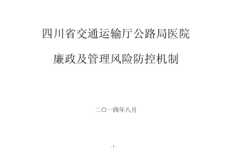 医院内控体系框架