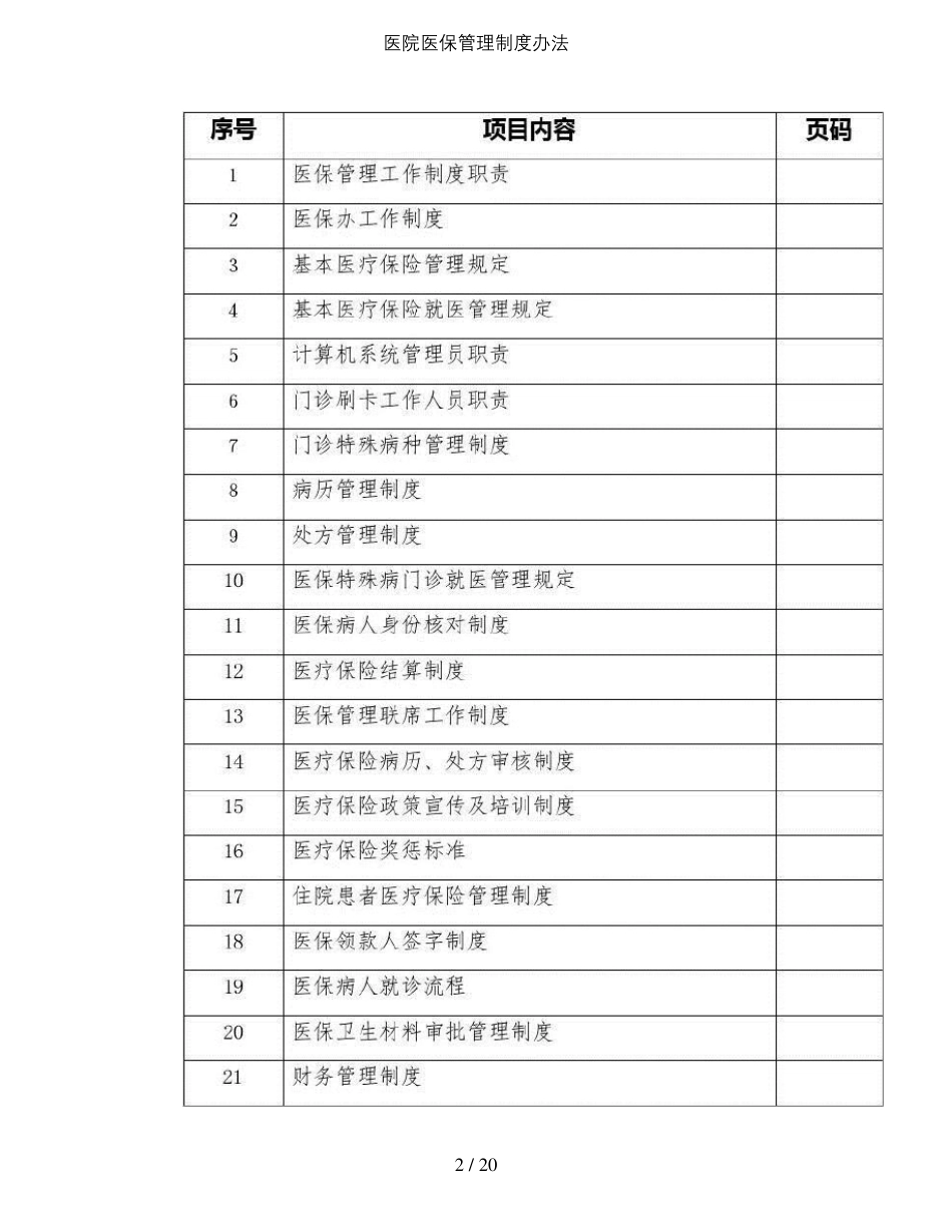 医院医保管理制度办法_第2页