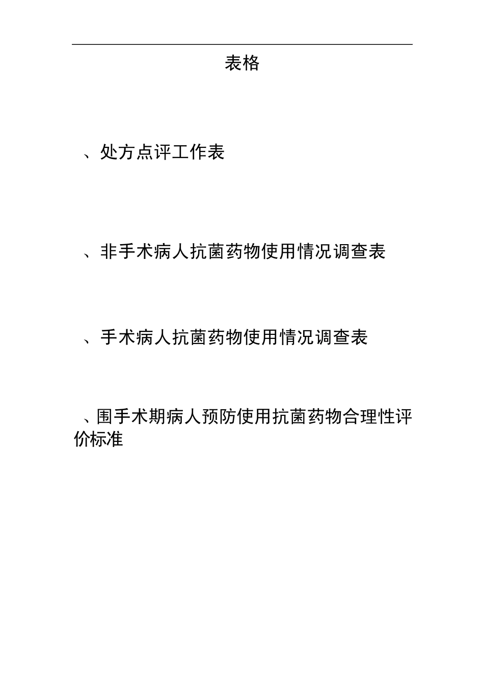 医院处方点评表格_第1页