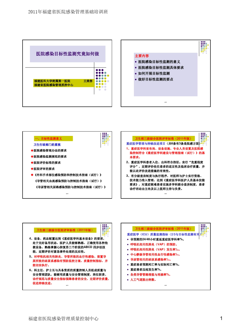 医院感染目标性监测做法_第1页