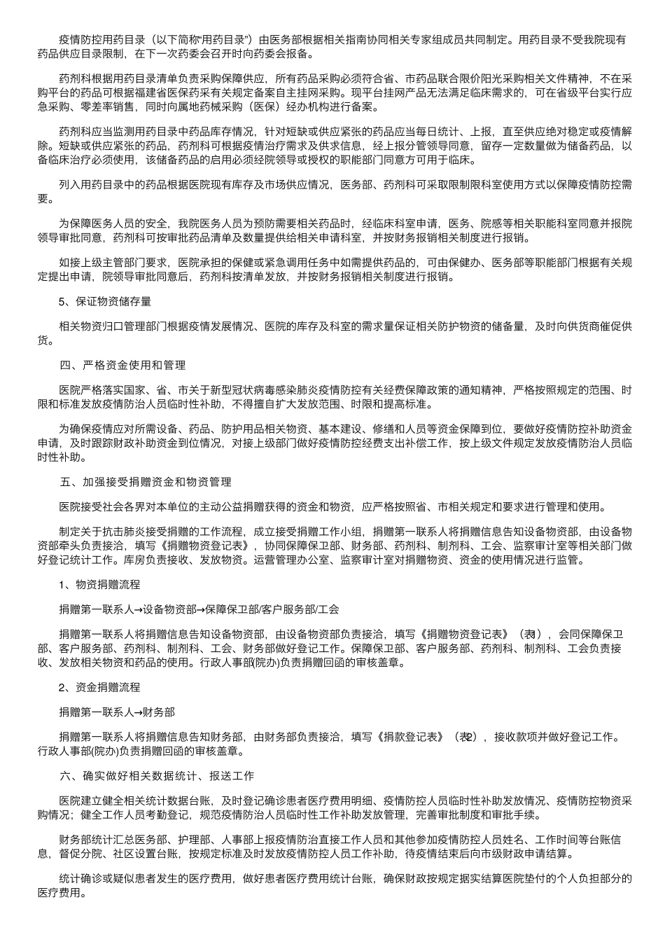 医院疫情防控物资管理制度(6篇)_第2页
