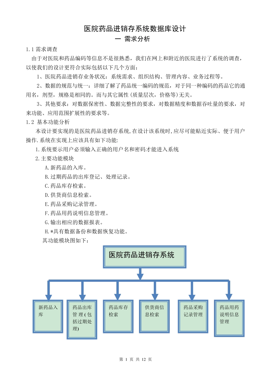 医院药品进销存系统_第1页