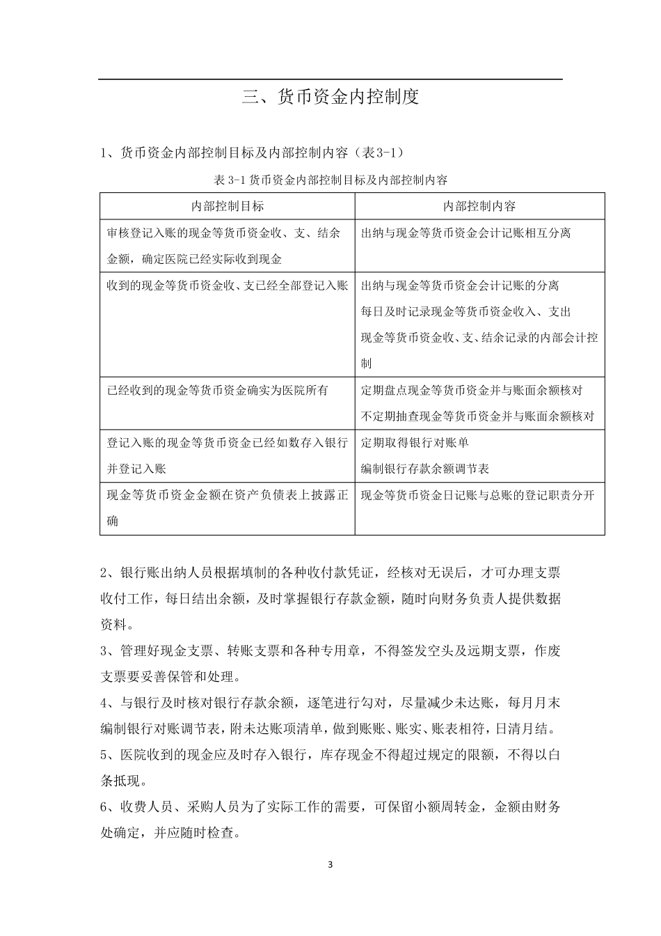 医院财务内控制度_第3页