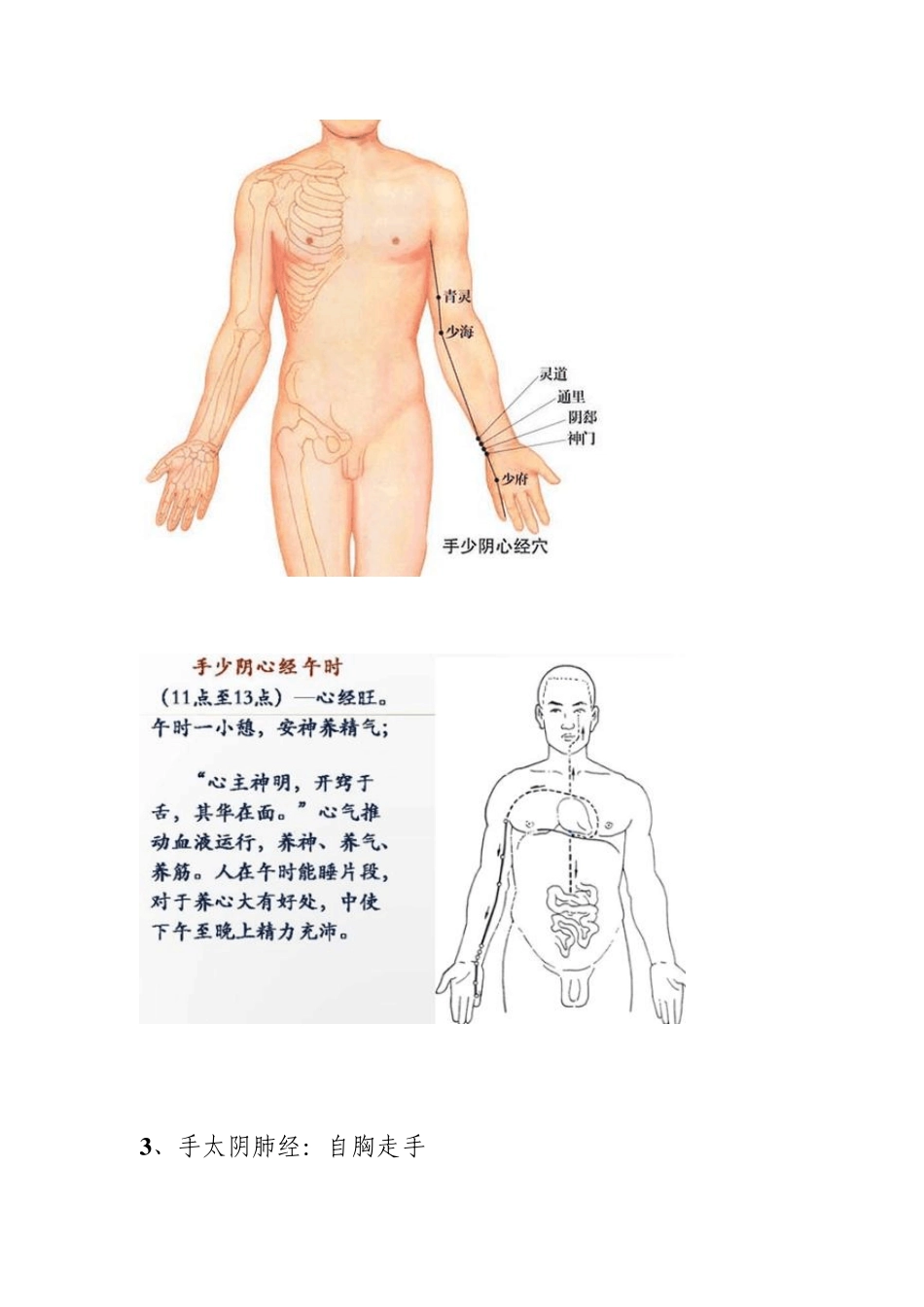 十二经走向及经络时辰表(有图,实用)_第2页