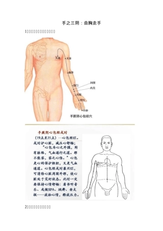 十二经走向及经络时辰表(有图,实用)
