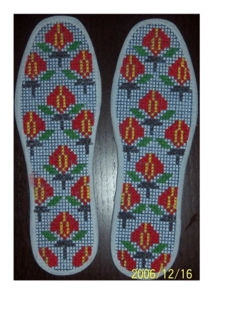 十字绣鞋垫图样(大图)