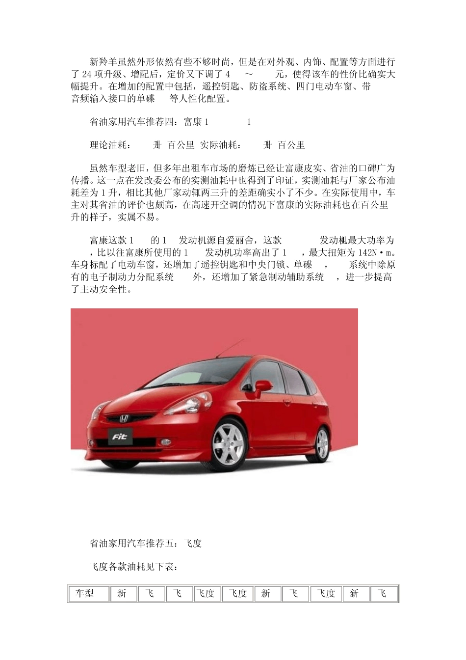 十款省油家用汽车推荐_第2页