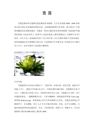 十种濒临灭绝的植物详细介绍和图片