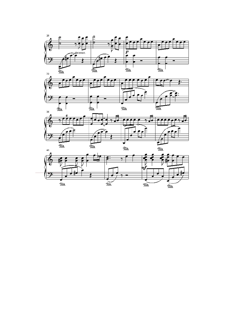 千与千寻钢琴曲谱_第3页