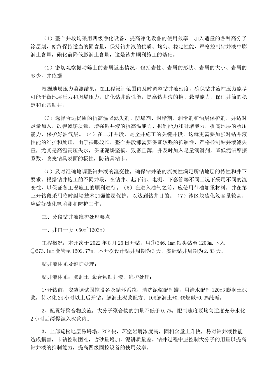 钻井液技术总结_钻井工作总结范文_第2页