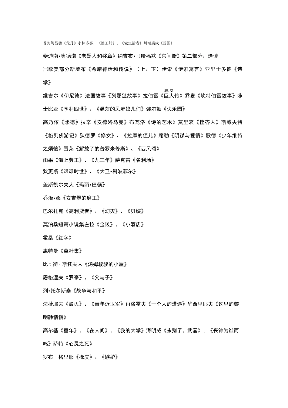 外国文学作品书目_第3页