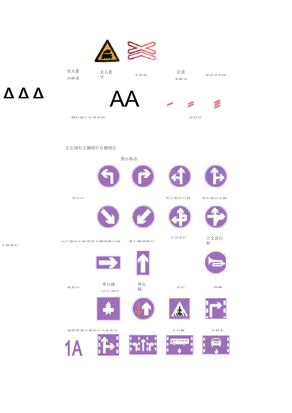 道路交通标志大全图_第2页