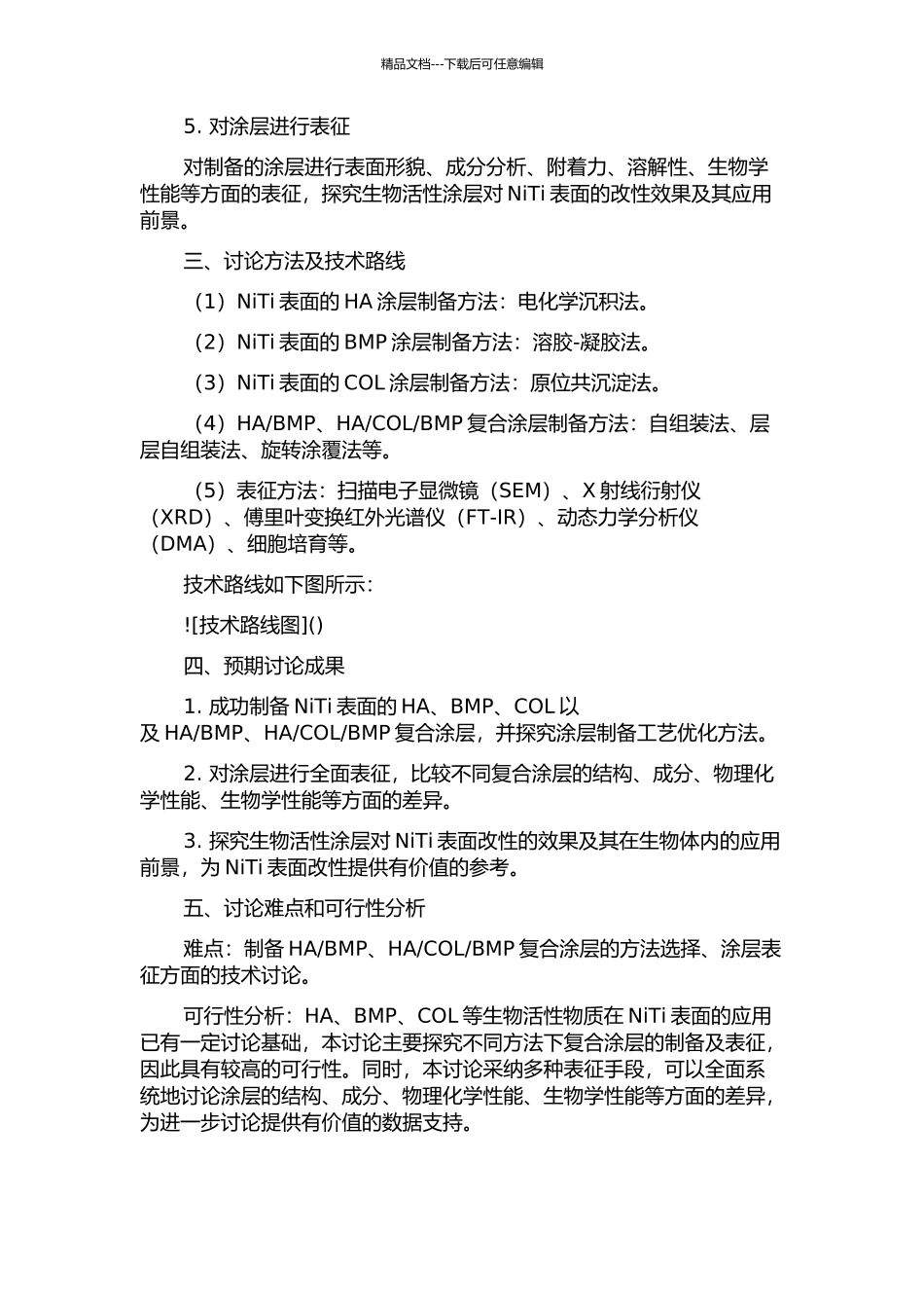 BMP复合涂层的开题报告_第2页