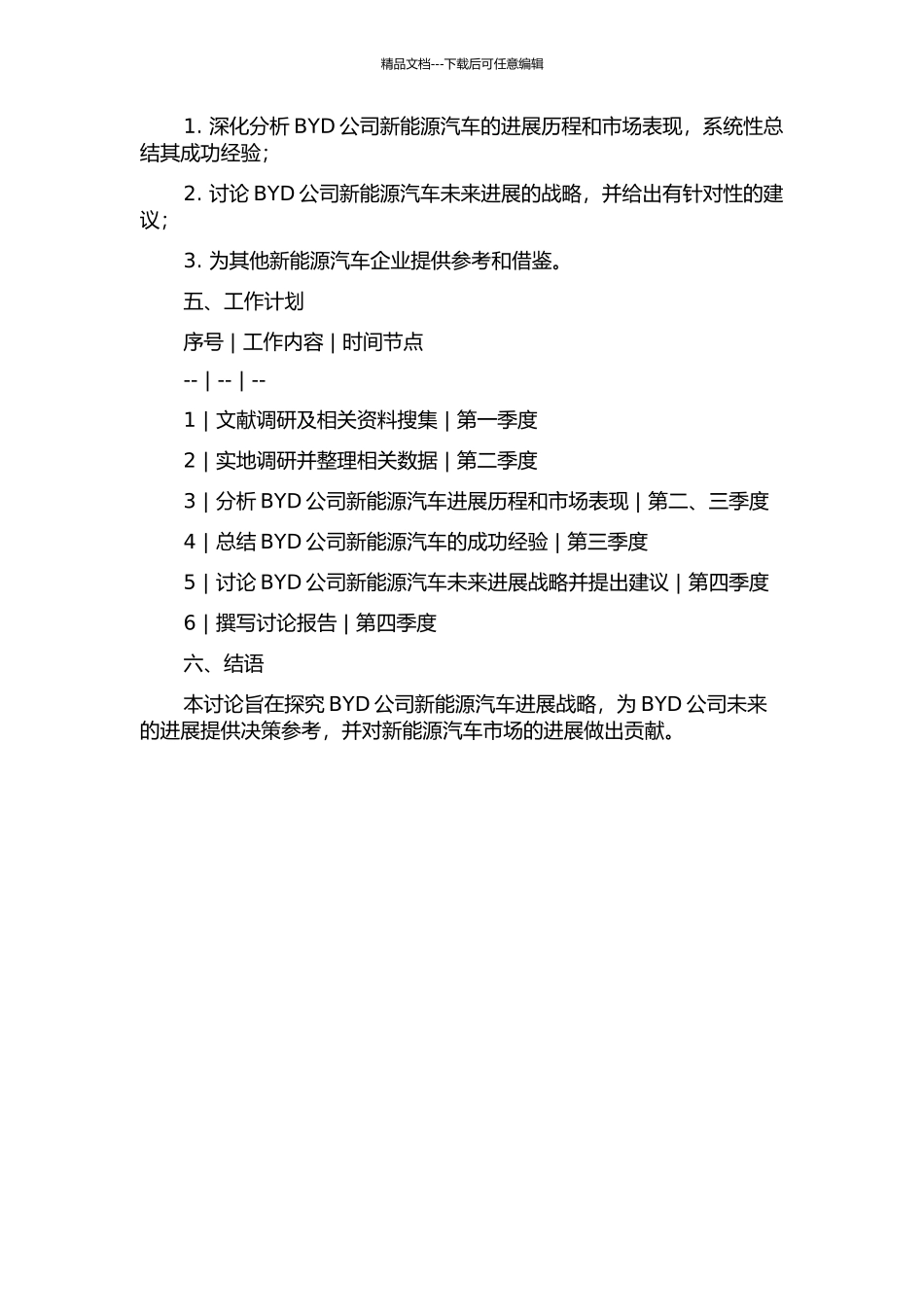 BYD公司新能源汽车发展战略研究的开题报告_第2页